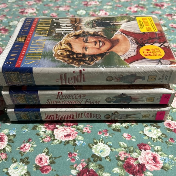 Shirley Temple movies VHS 📼 lot of 3. In good condition. Unopened. Vintage find - Picture 6 of 9